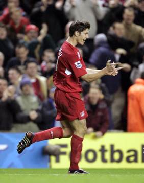 Xabi Alonso, Liverpool, jubel