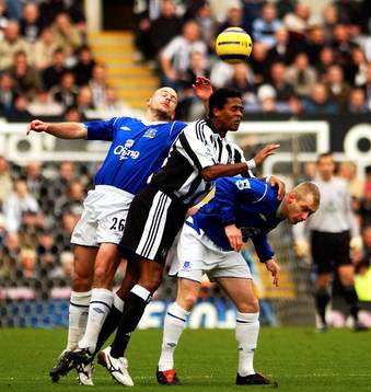 Lee Carsley, Everton och Patrick Kluivert, Newcastle