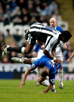 Fotboll, Engelsk, Premier League, Newcastle - Everton