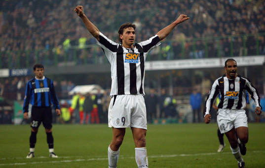 Zlatan Ibrahimovic, Juventus. (jubel)