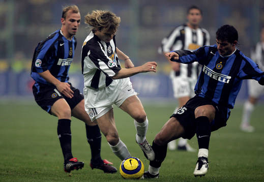 Pavel Nedved, Juventus och Dejan Stankovic, Inter