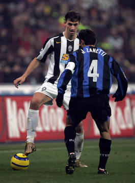 Zlatan Ibrahimovic, Juventus och Javier Zanetti, Inter