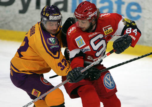 Radek Hamr, Färjestad och Dragan Umicevic, Södertälje