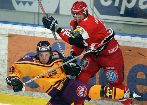 Fredrik Eriksson, Färjestad och Nicklas Grossman,