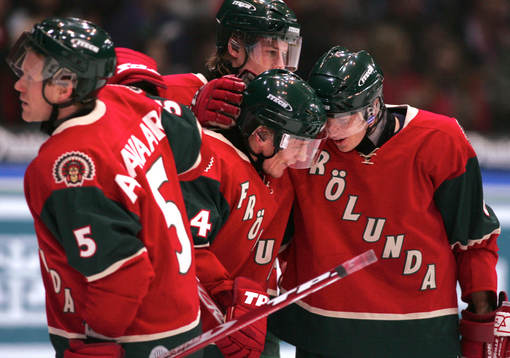 Niklas Andersson, Frölunda i jubel med resten av laget