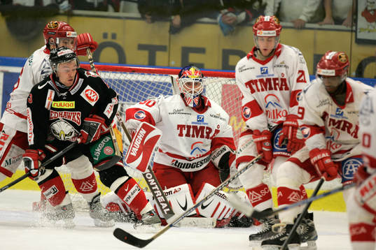 Mikael Wahlberg, Malmö. Miikka Kiprusoff, målvakt, Mats