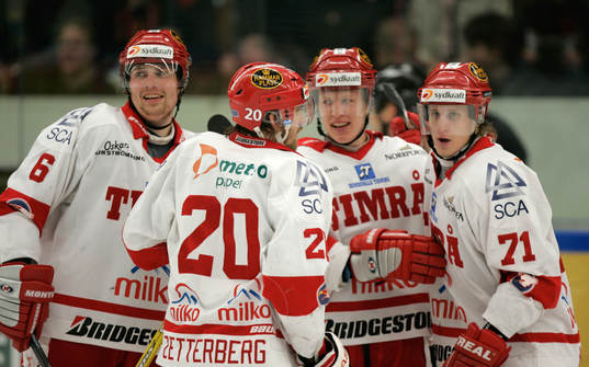 Aki Petteri Berg, Henrik Zetterberg, Niklas Nordgren och