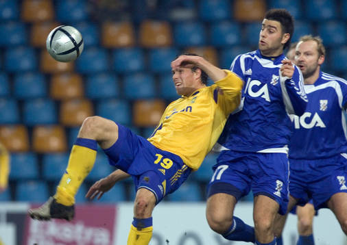 Johan Elmander och George Mourad