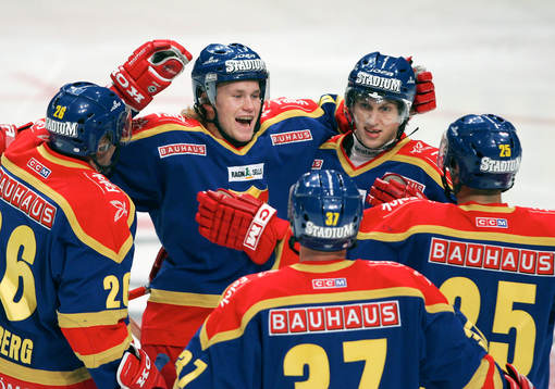 Patrick Thoresen och Christian Eklund, Djurgården. Jubel