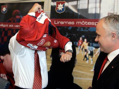 Zoran Lukic, tränare och Anders Lundberg, Ordförande