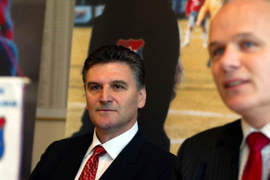 Zoran Lukic, tränare och Anders Lundberg, Ordförande