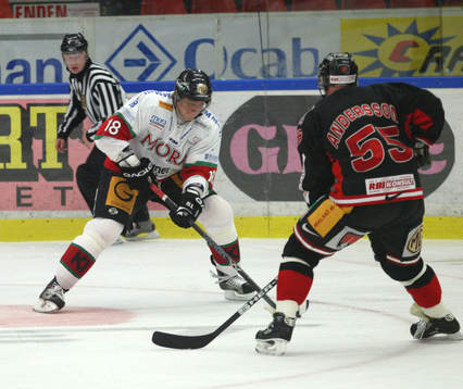 Marian Hossa, Mora och Peter Andersson, Malmö