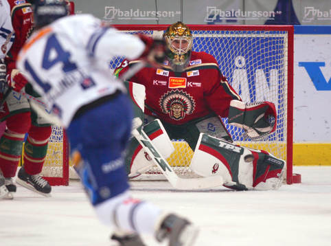 Skott av Henrik Tallinder, Linköping på Henrik Lundqvist,