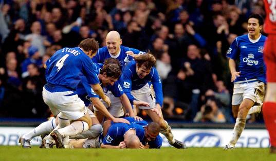 Lee Carsley, Everton jubel