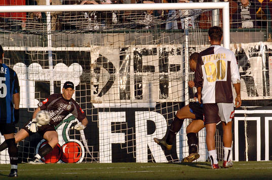 Rigore, Siena och Adriano, Inter