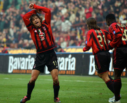 Crespo, Milan jubel