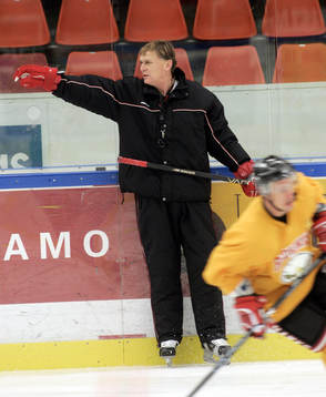 Ishockey, elitserien, Malmö IF, träning, Dan Hobér, ny