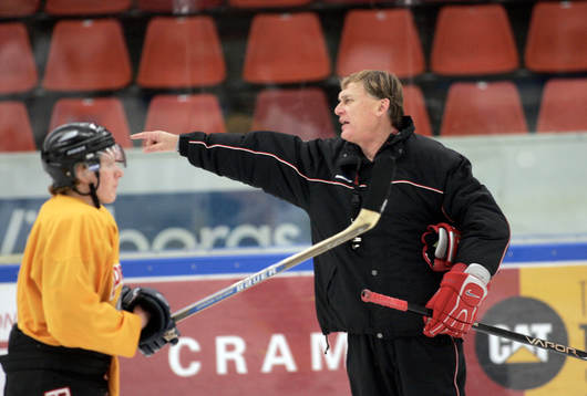 Ishockey, elitserien, Malmö IF, träning, Dan Hobér, ny