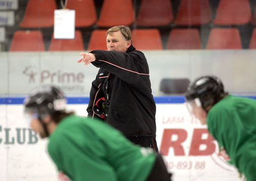 Ishockey, elitserien, Malmö IF, träning, Dan Hobér, ny