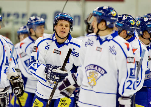 Oli Jokinen, avgjorde för Finland i förlängning med 5-4