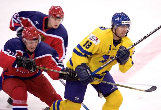 Thomas Johansson, Sverige. och Alexandr Perezhogin, Ryssland