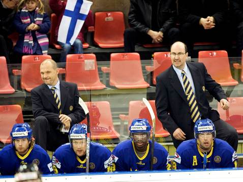 Förlust för Sverige, Kent Johansson och Mikael Andersson,