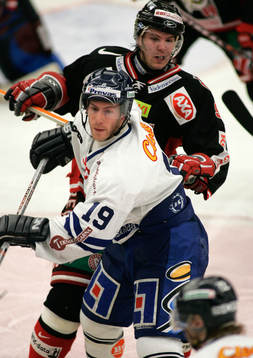 Brendan Morrison, Linköping och Björn Melin, Malmö