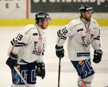 Brendan Morrison och Kristian Huselius, Linköping