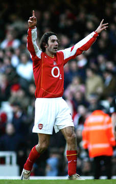 Robert Pires, Arsenal, jubel