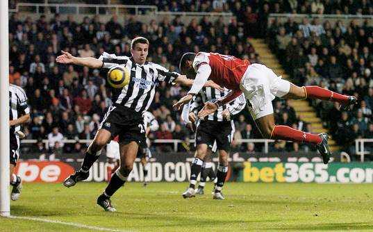 Newcastle - Arsenal:  Thierry Henry, Arsenal och Steven