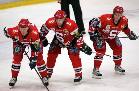 Olli Jokinen, Dick Tärnström och Robert Carlsson,