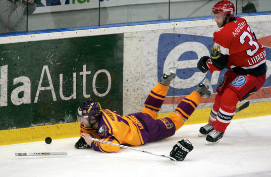 Peter Nordström, Färjestad och Petri Liimatainen,