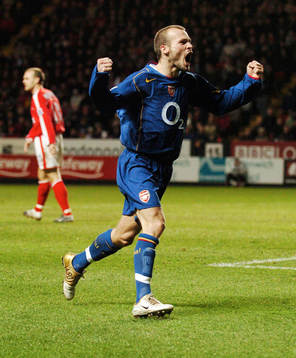 Fredrik Ljungberg, Arsenal, jubel