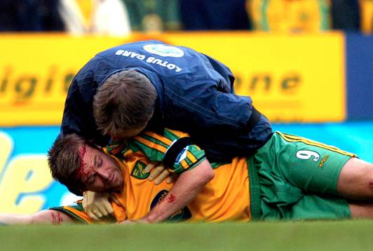 Mattias Jonson, Norwich (Skada, Blod)