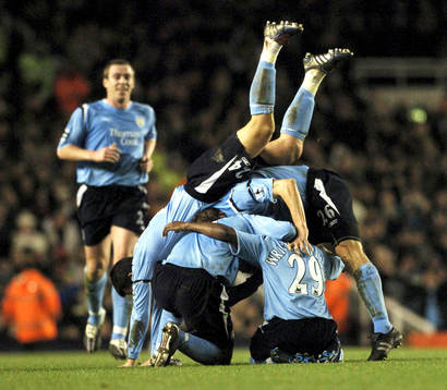Jubel i Manchester City