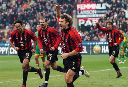 Shevchenko, Milan.(Jubel)
