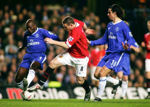 Fotboll, Engelsk, Carling Cup, semifinal, Chelsea -
