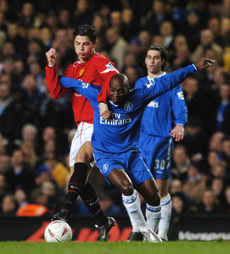 Fotboll, Engelsk, Carling Cup, semifinal, Chelsea -