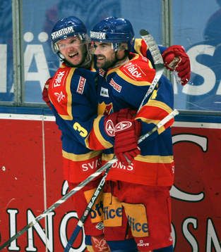 Nils Ekman och Dan Boyle, Djurgården. Jubel, glädje