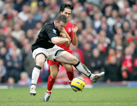 Wayne Rooney, Manchester United och Luis Garcia, Liverpool