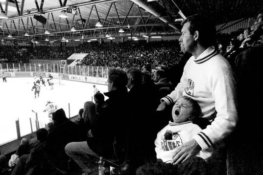 Sömnig match? Det tyckte i alla fall Ronny Olausson son