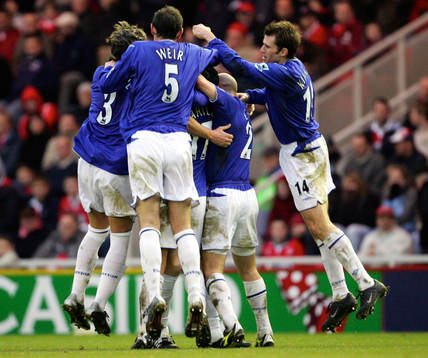 Jubel i Everton