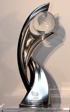 Nya UEFA European Women's Football Championship pokal