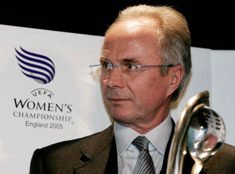 England's förbundskapten Sven Göran Eriksson med