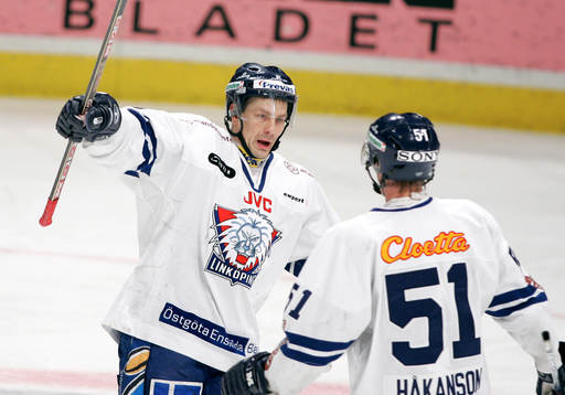 Mikko Peltola och Mkael Håkansson, Linköping (jubel)