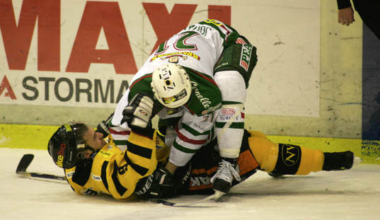 Magnus Wernblom, Skellefteå och Mikael Johansson, Rögle,