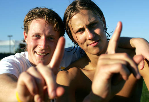 Erik Johansson och Björn Runström, Hammarby (jubel)