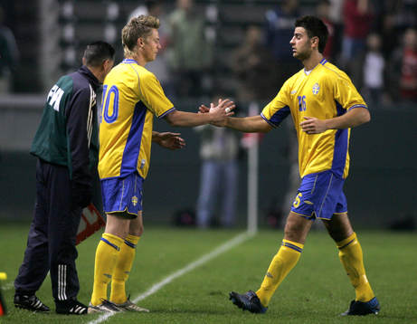 Markus Rosenberg byter med George Mourad, Sverige