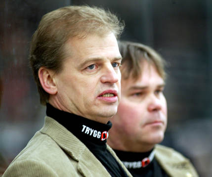 Bengt-Åke Gustafsson och Leif Strömberg, tränare,