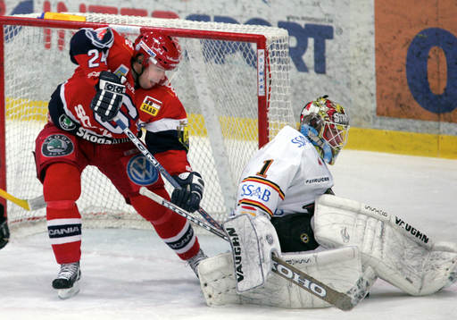 Jörgen Bemström, Södertälje och David Rautio, målvakt,